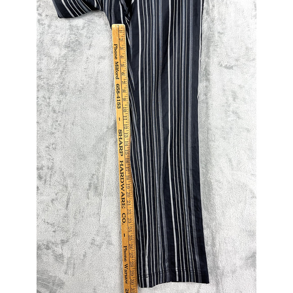 TheOpen Product Striped High Waisted Trousers Pants Slacks 27 Waist Quiet Luxury - Picture 13 of 16